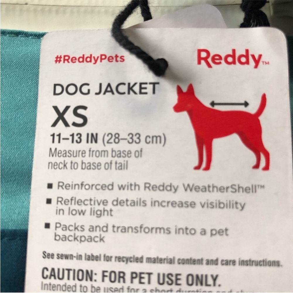NWT Reddy Dog Jacket With Hoodie That Transforms Into Dog Backpack Size XS - Picture 5 of 10